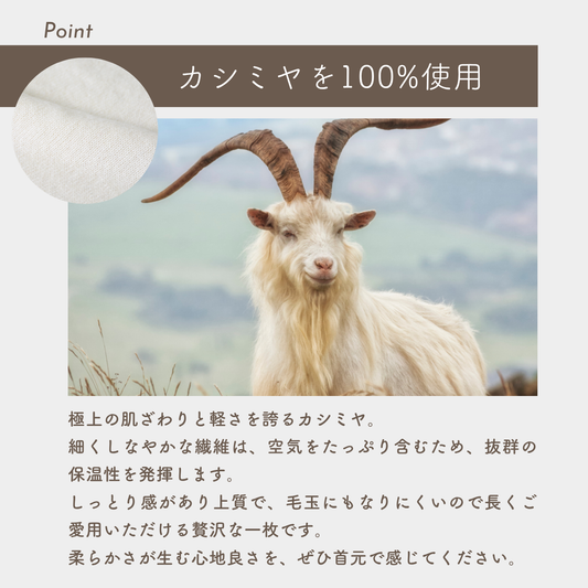 防寒ネックウォーマー カシミヤ100%