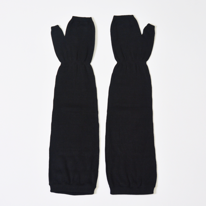 夏用UVカットアームカバーミドル丈 シルク100%