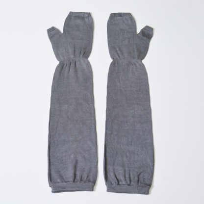 夏用UVカットアームカバーミドル丈 シルク100%