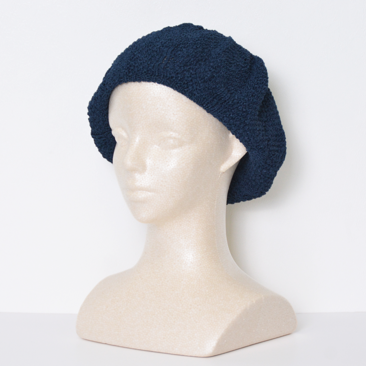 ベレー帽春夏用ナチュラルコーデ【和紙素材】