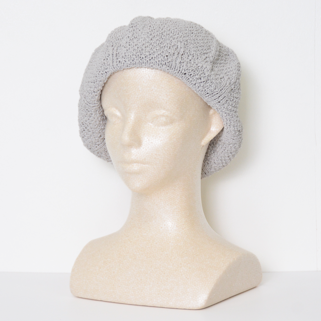 ベレー帽春夏用ナチュラルコーデ【和紙素材】