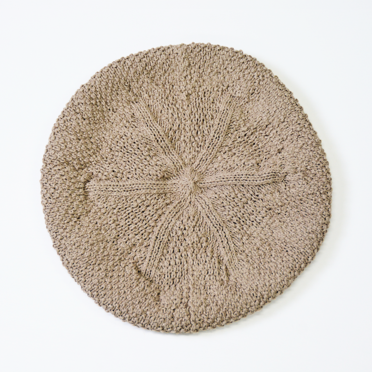 ベレー帽春夏用ナチュラルコーデ【和紙素材】