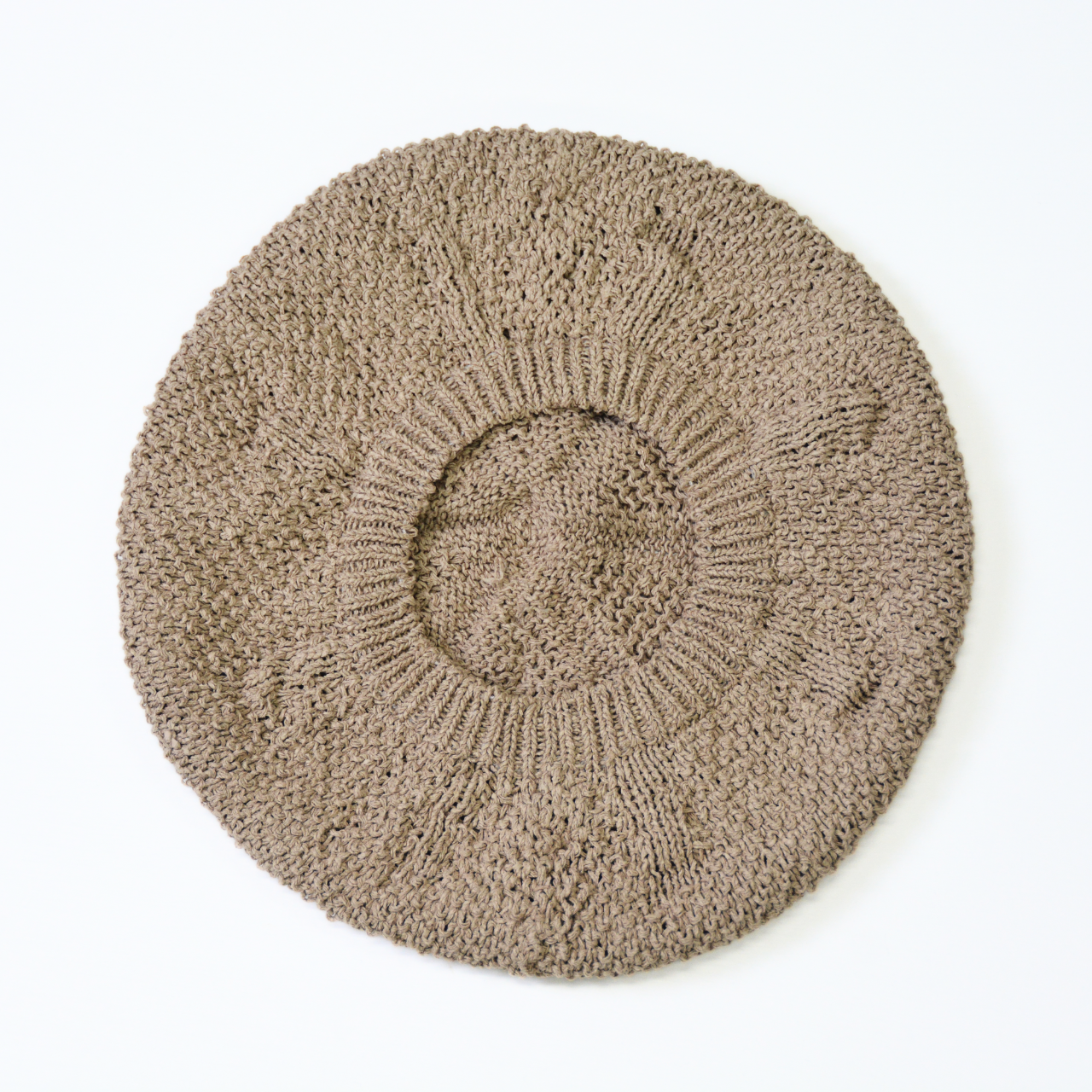 ベレー帽春夏用ナチュラルコーデ【和紙素材】