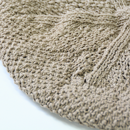 ベレー帽春夏用ナチュラルコーデ【和紙素材】