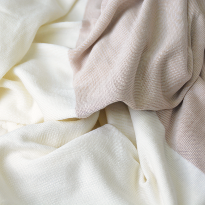 シルク100％とオーガニックコットン100％のワイドペチパンツ