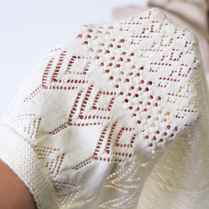 シルク100％とオーガニックコットン100％のワイドペチパンツ