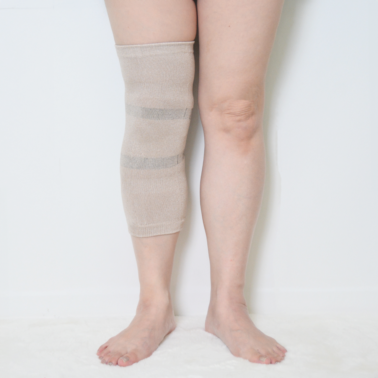 シルク膝ケアサポーター(1枚入り）～遠赤外線効果とシルクの相乗効果