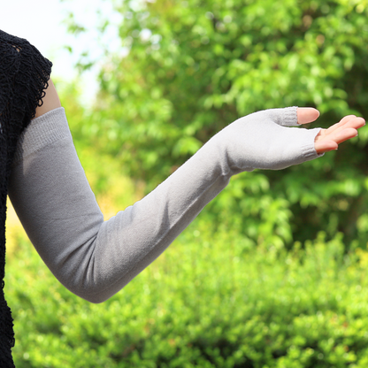 夏用UVカット美濃和紙アームカバーロング丈