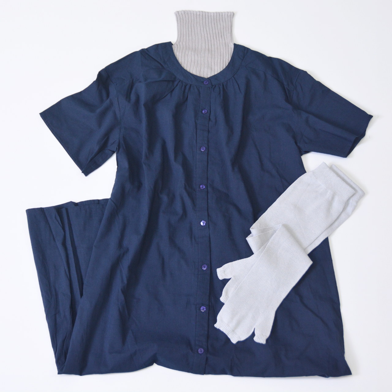 シルク100%ネックガードロング