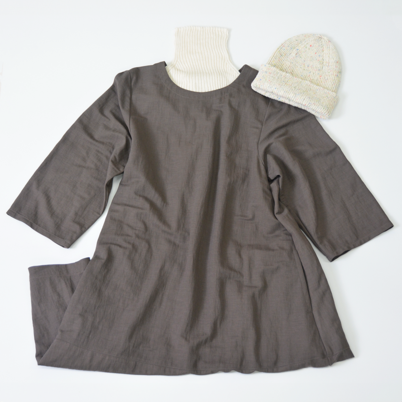 シルク100%ネックガードロング