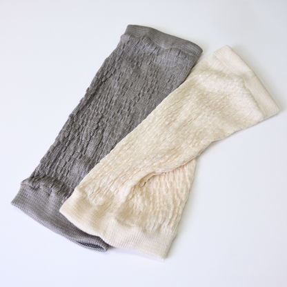 薄手シルクレッグウォーマーかかとなし冷え取り・室内用就寝用