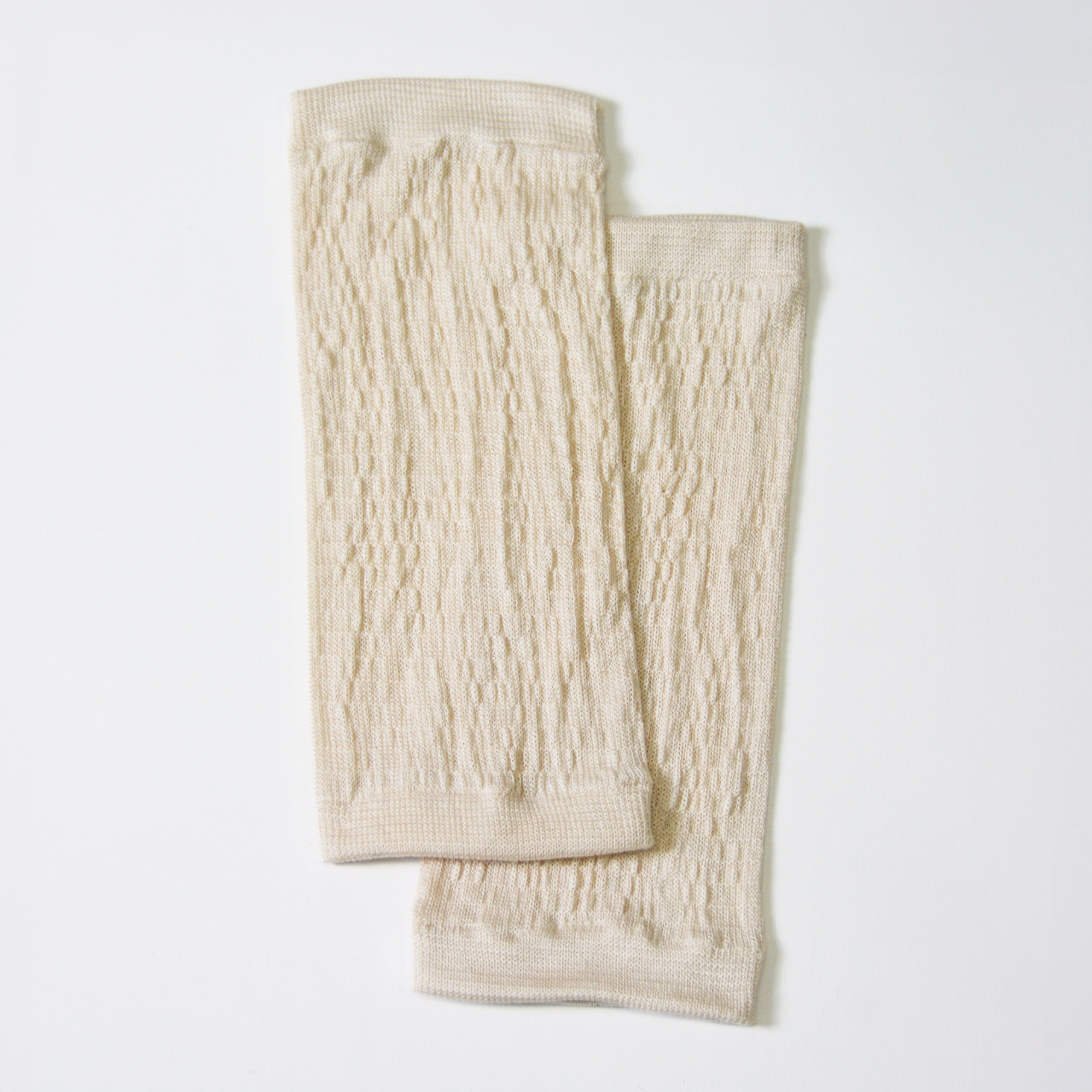 薄手シルクレッグウォーマーかかとなし冷え取り・室内用就寝用