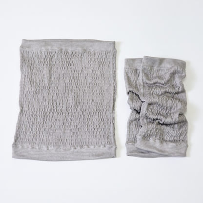 セットがお得！！冷え取りシルク100%の腹巻・レッグウォーマー