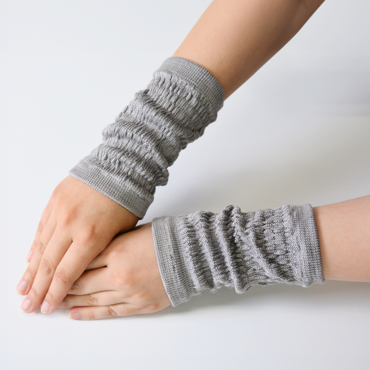 手首足首シルクウォーマー冷え取り