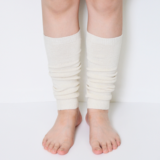 レッグウォーマーかかとなし冷え取り・室内就寝用