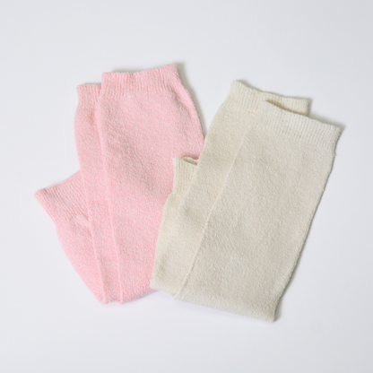 レッグウォーマーかかとなし冷え取り・室内就寝用