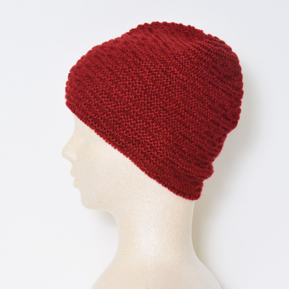 ニット帽ラムウール100％ビーニー帽