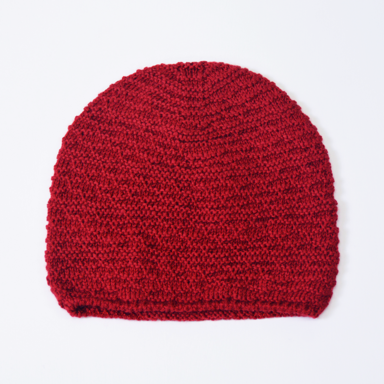 ニット帽ラムウール100％ビーニー帽