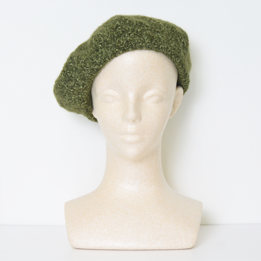 ウール混 スラブベレー帽