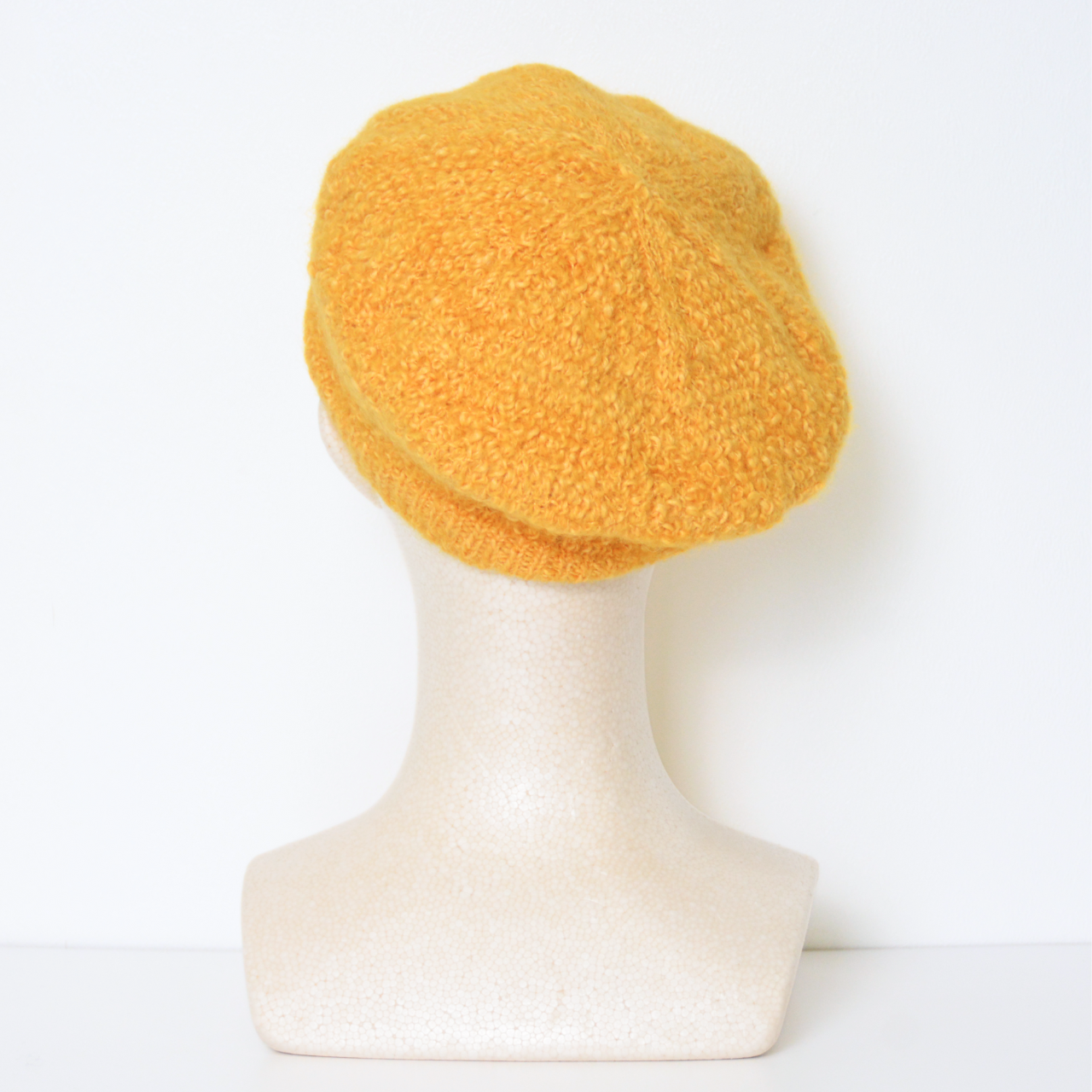 ウール混 スラブベレー帽