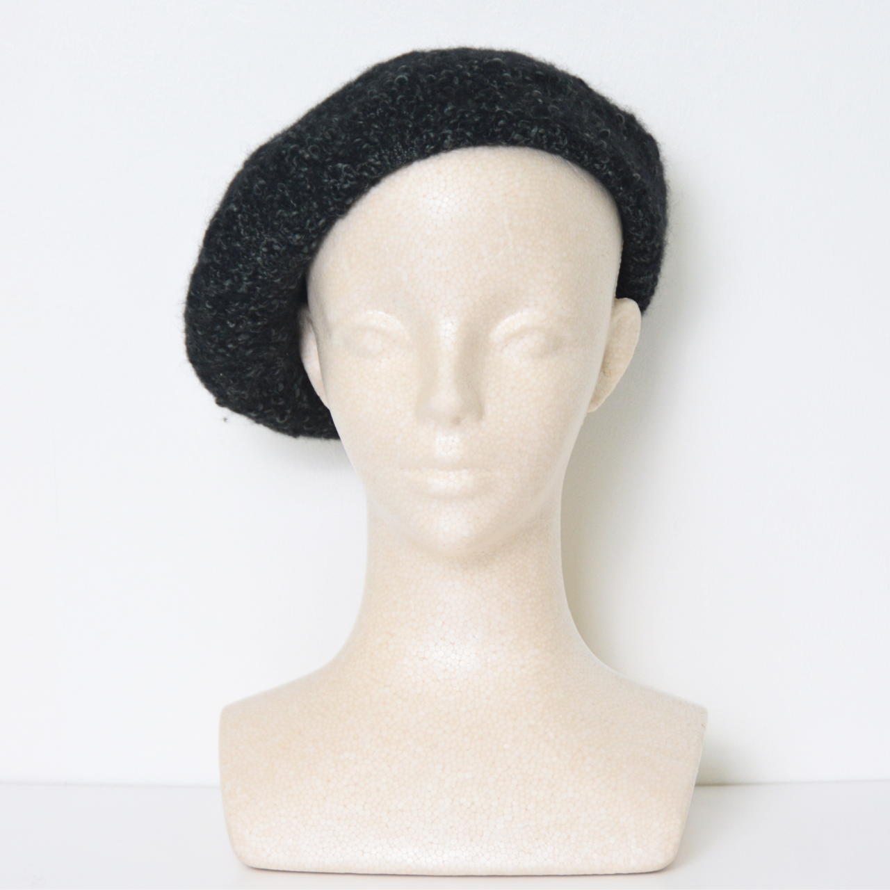ウール混 スラブベレー帽