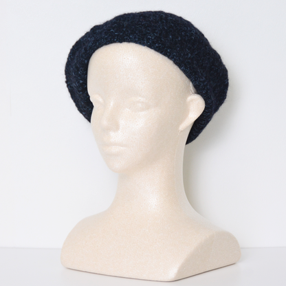ウール混 スラブベレー帽