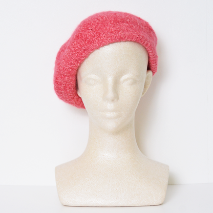 ウール混 スラブベレー帽