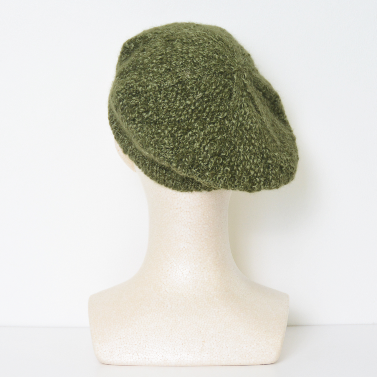 ウール混 スラブベレー帽