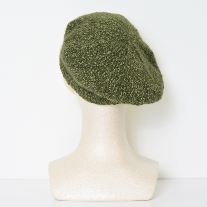 ウール混 スラブベレー帽