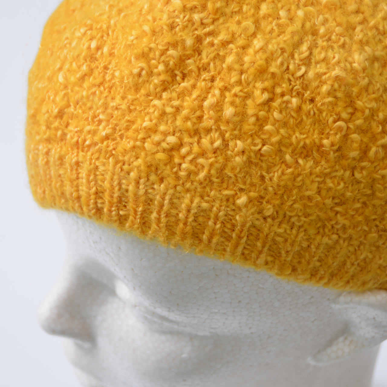 ウール混 スラブベレー帽