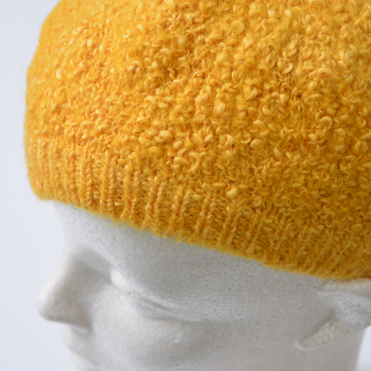 ウール混 スラブベレー帽