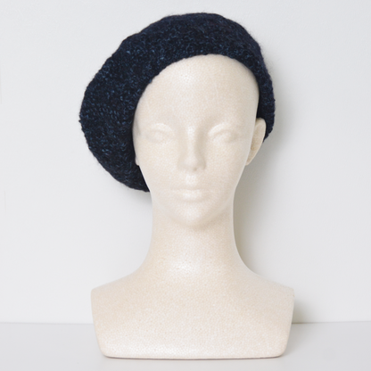 ウール混 スラブベレー帽