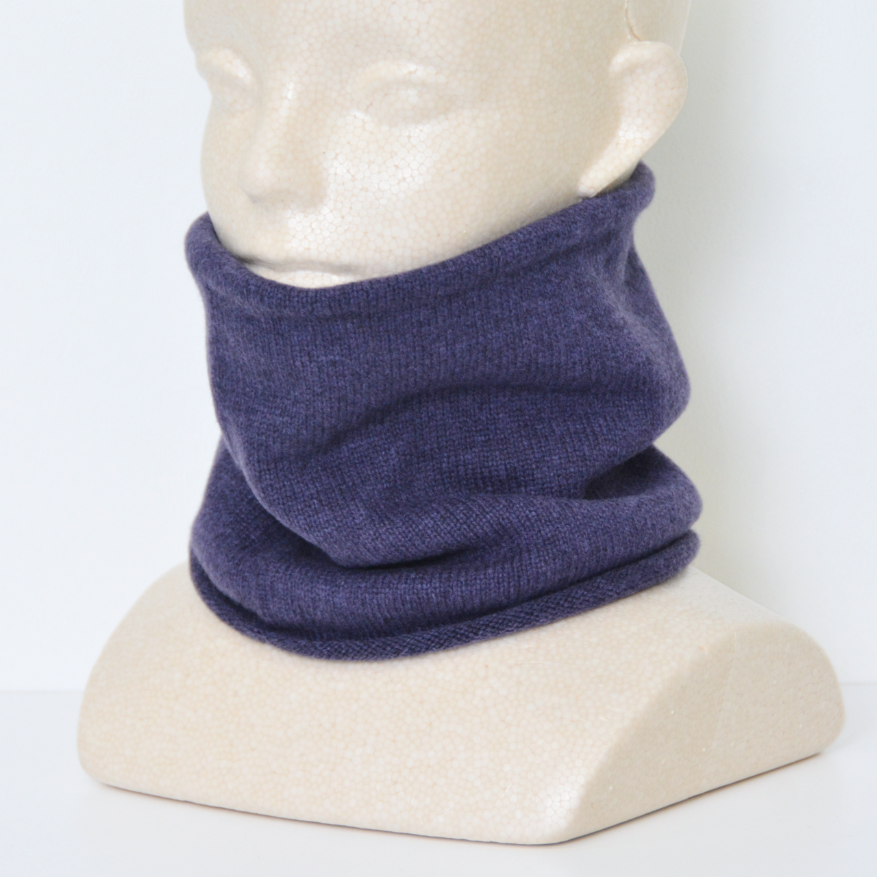 防寒ネックウォーマーウールカシミヤ混 (各色限定5点)