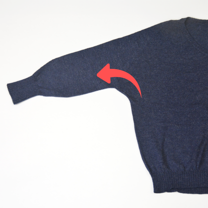 ベビーアルパカ100％ Vネック セーター