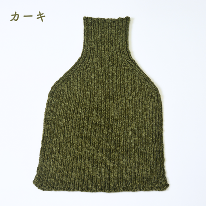 ウール混 スラブハイネックスヌード