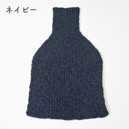 ウール混 スラブハイネックスヌード