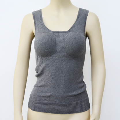 上質シルク90% ブラ付きタンクトップインナー