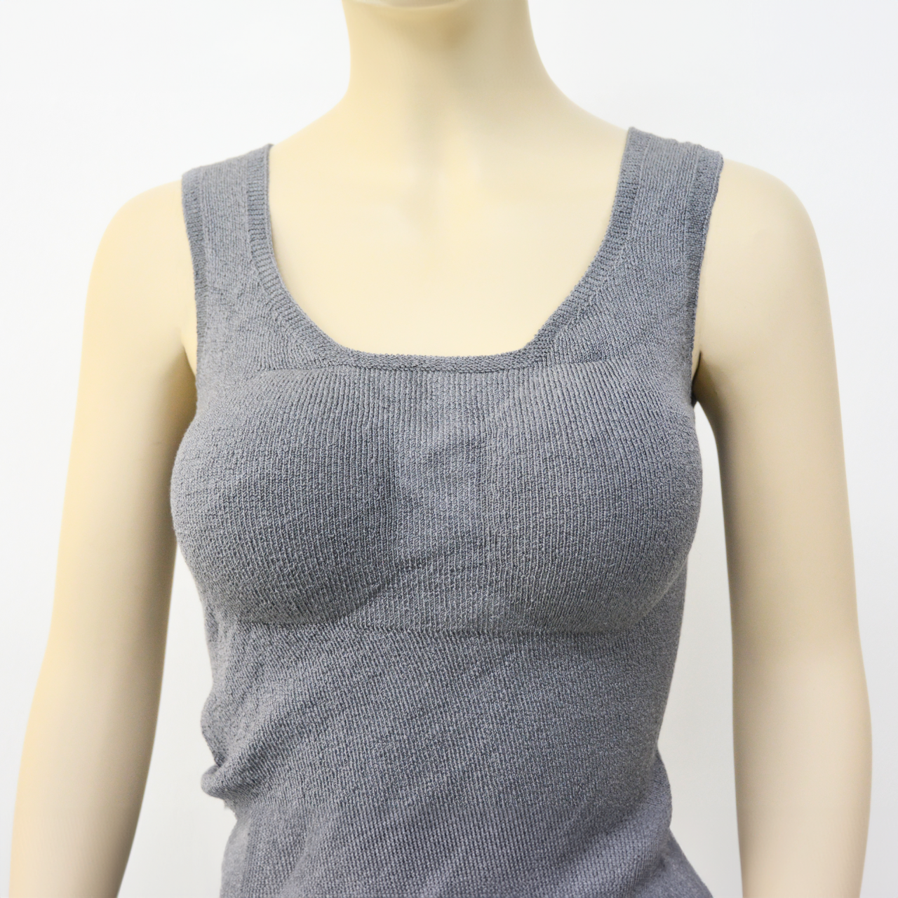 上質シルク90% ブラ付きタンクトップインナー