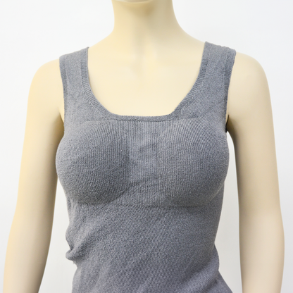 上質シルク90% ブラ付きタンクトップインナー