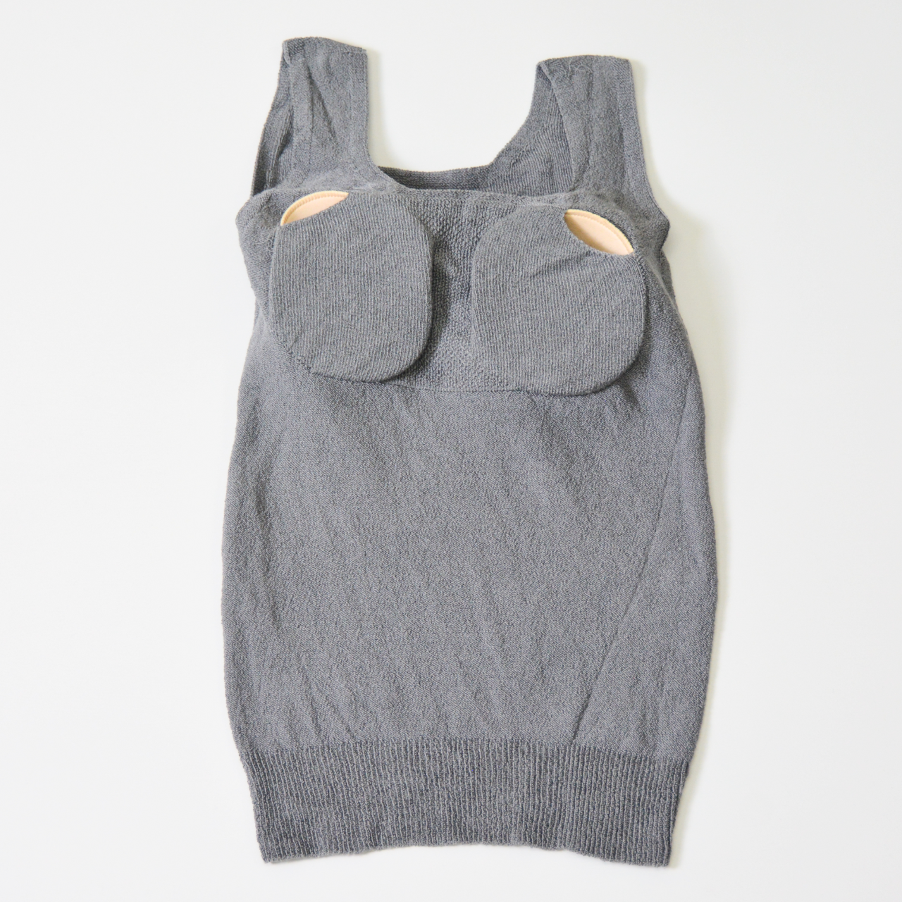 上質シルク90% ブラ付きタンクトップインナー