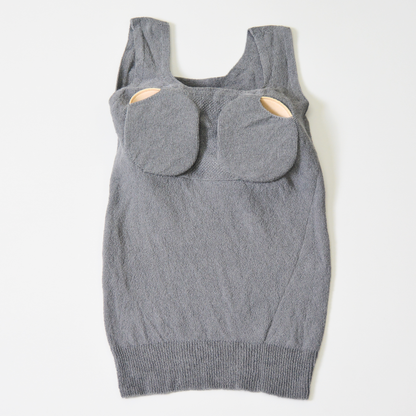 上質シルク90% ブラ付きタンクトップインナー