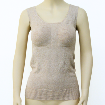 上質シルク90% ブラ付きタンクトップインナー