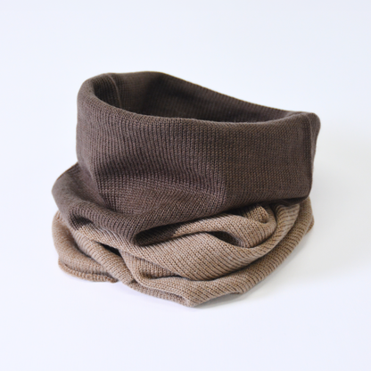 〈各5点限定〉ラムウール混 バイカラーネックウォーマー