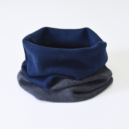 〈各5点限定〉ラムウール混 バイカラーネックウォーマー