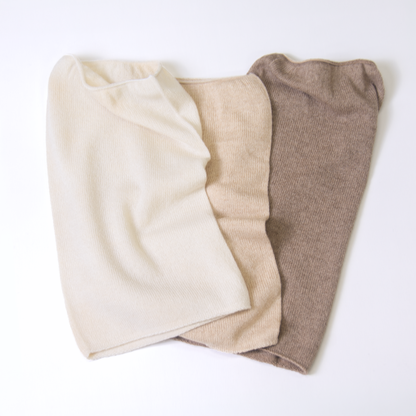 【数量限定】 薄手カシミヤ100%上質ネックウォーマー