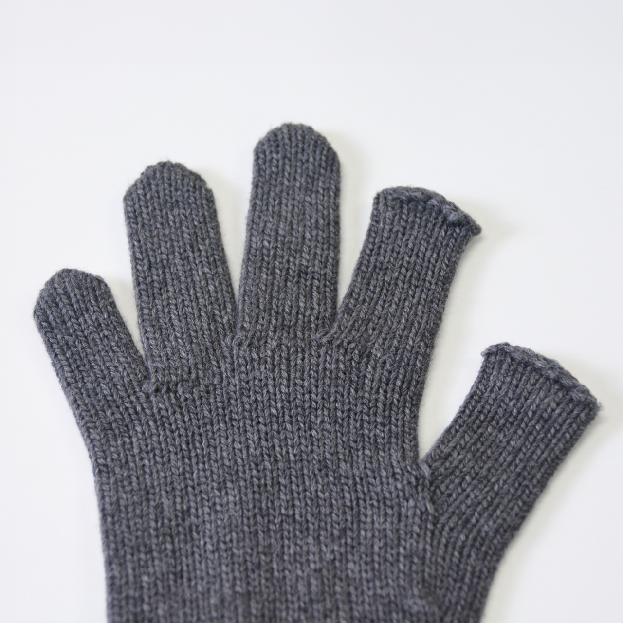 綿リリアン カシミヤタッチ手袋 指先フリー