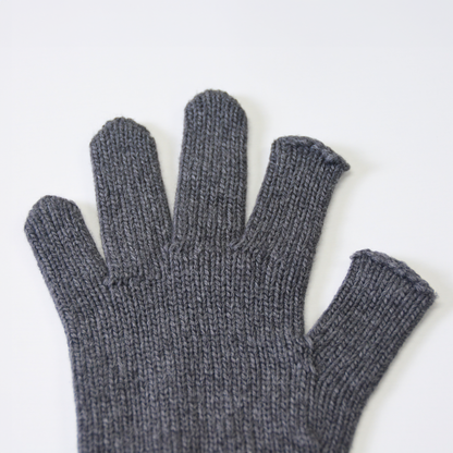 綿リリアン カシミヤタッチ手袋 指先フリー