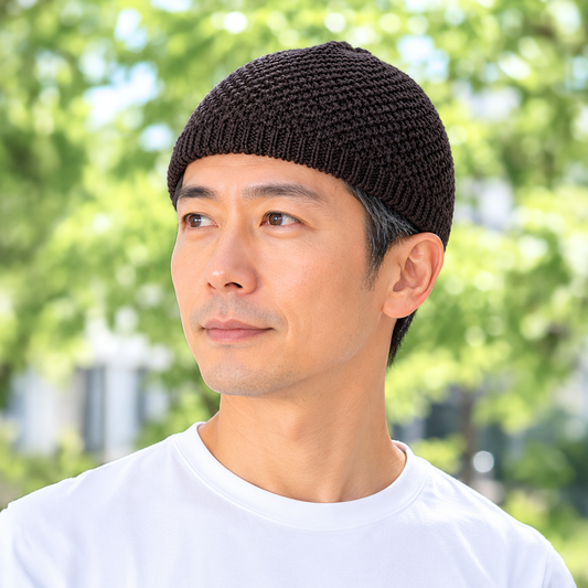 希少高級綿100％ イスラム帽～日本製