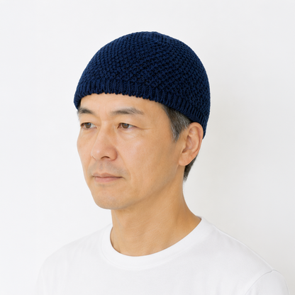 希少高級綿100％ イスラム帽～日本製