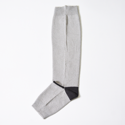 レッグウォーマーかかと付きシルク90％冷えケア・温活に